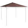 Outsunny 9.8' X 9.7' Square Gazebo Canopy Replacement Uv Protected Top Cover Sun Shade Orange