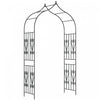 Outsunny 8.7ft Garden Arch Trellis With Scrollwork Wedding Arbor For Roses