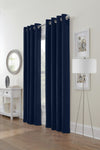 Habitat Festival Navy Light Filtering Grommet Curtain Panel - 52 x 63