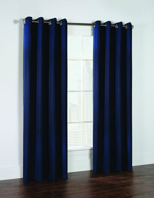 Cambridge Navy Grommet Curtain Panel - 52