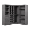 Bestar Pur 83 W Walk-In Closet Organizer - Bark Grey