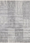 Eva Distressed Squares Fringe Area Rug - 5'3