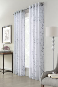 Primavera White Grommet Curtain Panesl - 52