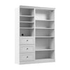 Bestar Versatile 61 W Closet Organizer System - White