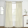 Habitat Paloma Grey Sheer Dual Header Curtain Panel - 52 x 95