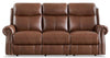 Hydeline Royce Power Reclining Sofa - Brown