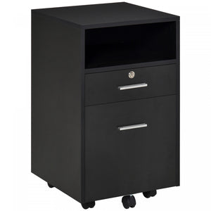 Vinsetto File Cabinet With Lock And Hanging Rail