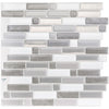 Smart Tiles Peel and Stick 4-Sheet 10 x 10 Backsplash - Crescendo Agati