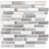 Smart Tiles Peel and Stick 4-Sheet 10 x 10 Backsplash - Crescendo Agati