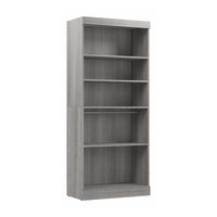 Bestar Pur 36 W Closet Organizer - Platinum Grey