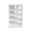 Nordika Jasper 4-Shelf Audio Tower Bookcase - White