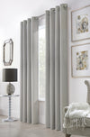 Habitat Brisbane Silver Light Filtering Grommet Curtain Panel - 52 x 84