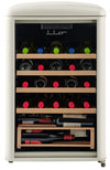 iio 30-Bottle Freestanding Retro Wine Cooler - IFF2-WS30-CR-V