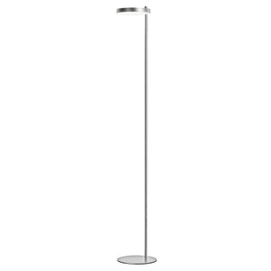 Dainolite Fia 1 Light LED Floor Lamp Satin Chrome