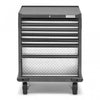 Gladiator Premier 7-Drawer Modular Tool Storage Cabinet - Silver Tread