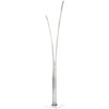 Dainolite Vincent Floor Lamp 34w Silver White Silicone Diffuser