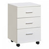 Vinsetto 3 Drawer File Cabinet With Lock And Keys For Home Office