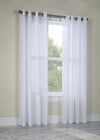 Broadway White Grommet Curtain Panel - 52