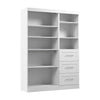 Bestar Pur 61 W Closet Organizer System - White