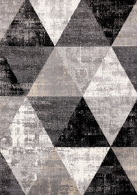 Covington Distressed Triangles Area Rug - 6'7