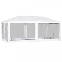 Outsunny 19'x9' Party Tent Gazebo Canopy Garden Sun Shade For Outdoor Event With Removable Mosquito 