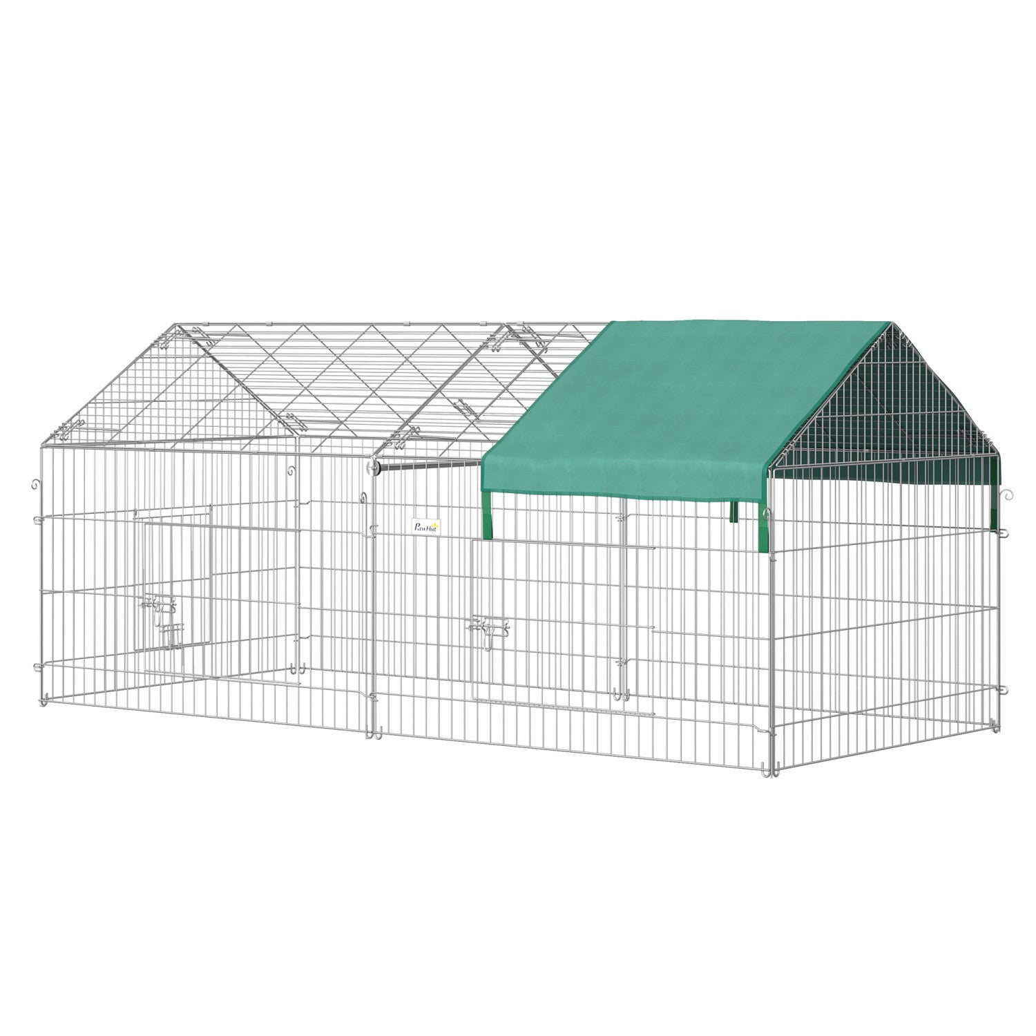 Pawhut Weather Resistant Small Animal Playpen