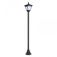 Outsunny Single Solar Lamp Post Garden Solar-powered LED Streetlight Style Outdoor Light Waterproof 