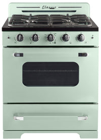 Classic Retro by Unique 30-Inch Convection Gas Range - UGP-30CR LG 