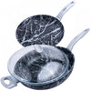 Arimi Italian Diamond Marble Set 3-piece - Saute Pan 11 Inch - Crepe Pan 9.8 Inch