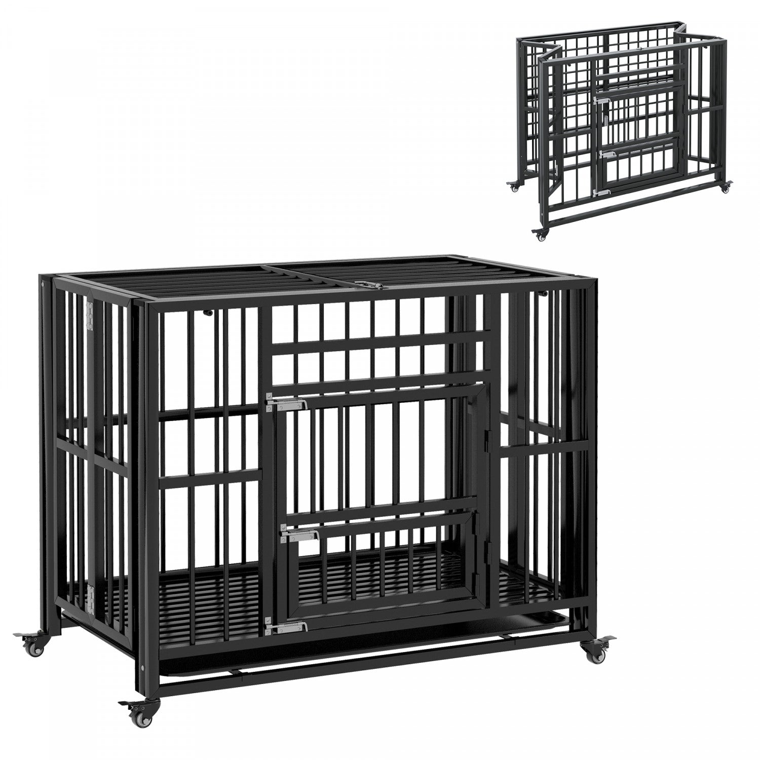 Dog crate for two medium dogs hotsell