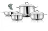 Arimi Bella 7-piece Italian Stainless Steel Cookware Set