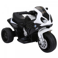 Aosom Kids Motorcycle, 6v Battery Powered Toddler Motorcycle With Headlight, Music, 3 Wheels Electri