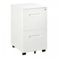 Vinsetto File Cabinet Vertical Filing Cabinet Lockable For Office