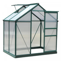 Outsunny 6.2' X 4.3' X 6.6' Clear Polycarbonate Greenhouse Large Walk-in Green House Garden Plants G