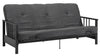 Harlow Metal Arm Full Size Futon with 6