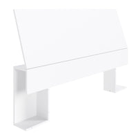 Nordika Full Panel Headboard - White 