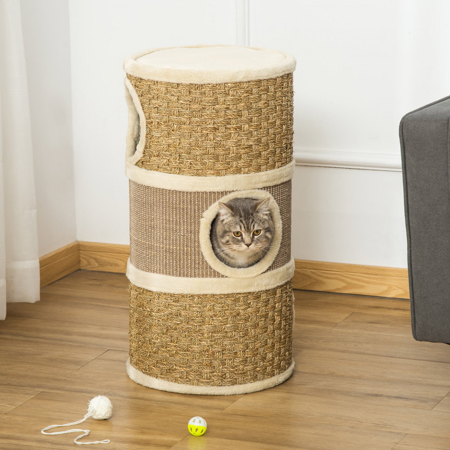 3 story cat tower best sale