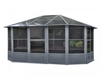 Gazebo Penguin Florence - Solarium 12x15 Polycarbonate Roof