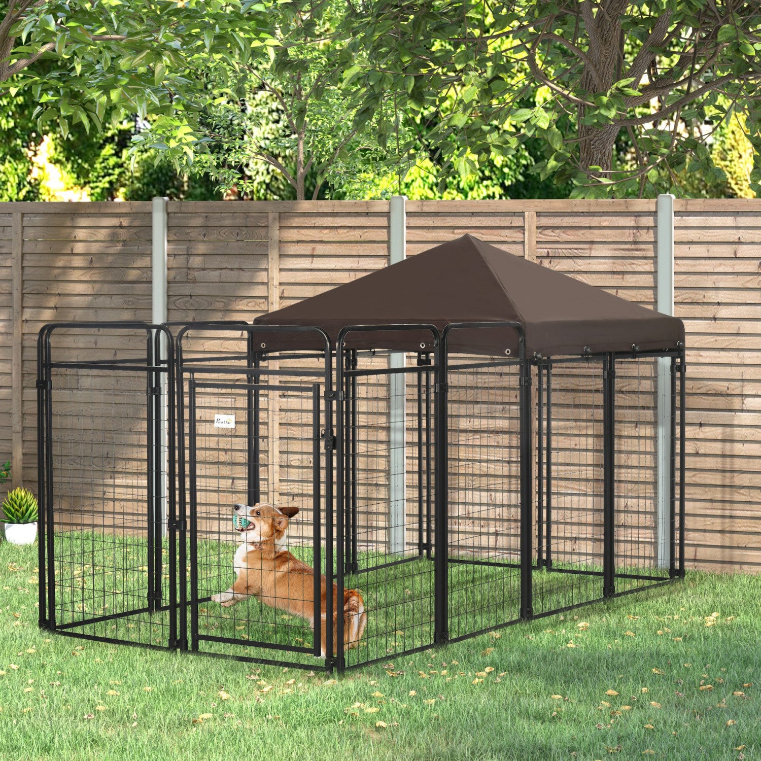 Metal dog kennel outdoor best sale