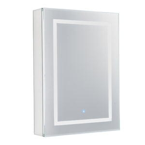 Stapik LED Medicine Mirror Cabinet - Silver