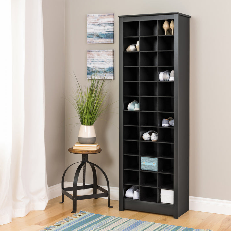 Thirty-Six Pair Shoe Storage Rack - Black | The Brick