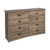 Salt Spring 8-Drawer Dresser - Drifted Grey