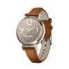 Garmin Lily® 2 35 mm Fitness Leather Smartwatch - Tan