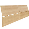 Nordika Queen Panoramic Panel Headboard - Natural Maple