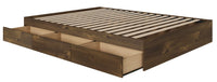 Nordika Twin Storage Platform Bed - Truffle 