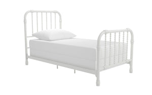 Krissy Twin Metal Bed - White