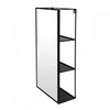 Umbra Cubiko Wall Mirror and Storage Unit - Black