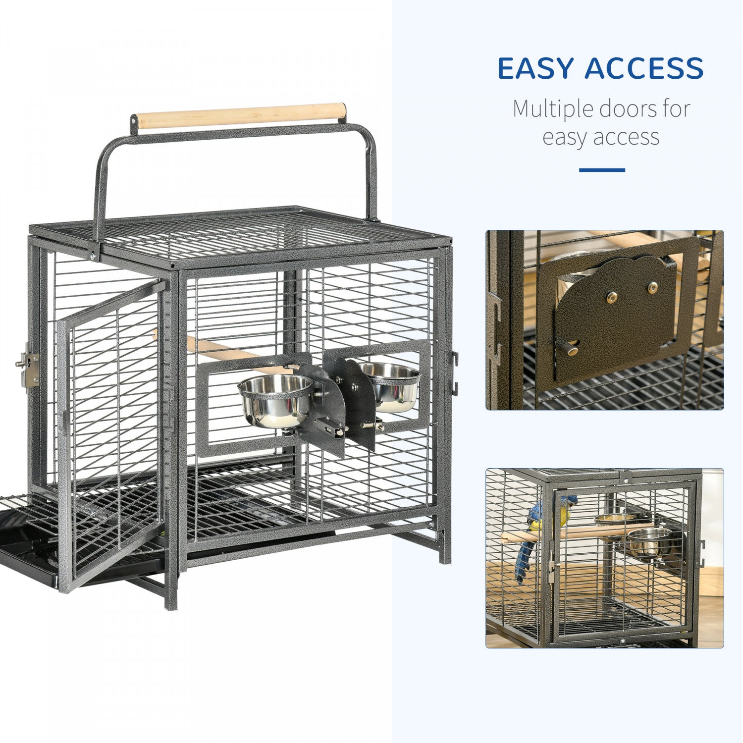 African grey travel cage best sale