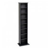 Slim Multimedia Storage Tower - Black