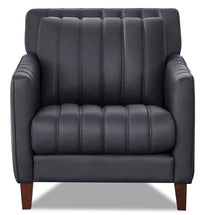 Hydeline Archer Leather Chair - Blue